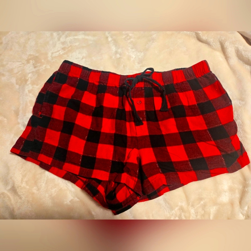 EUC Flannel Sleep Shorts